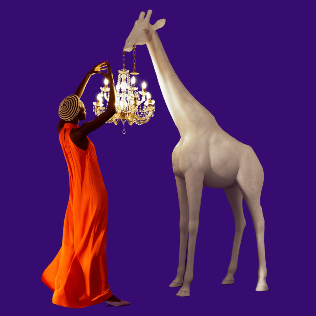 girafe qeeboo ambiance